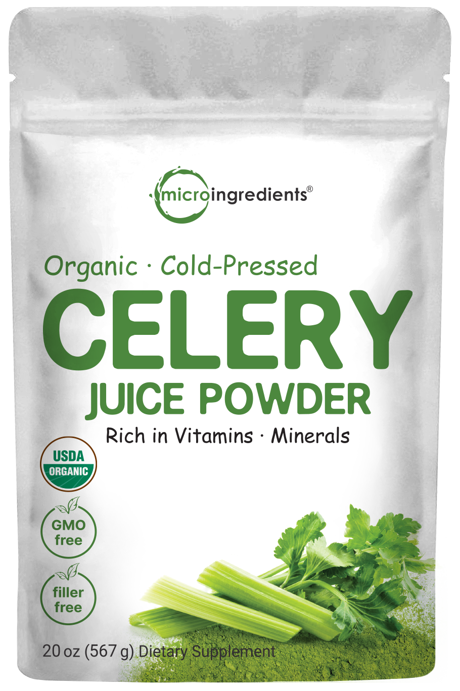Premium Organic Celery Powder Pure Celery Juice Powder Micro