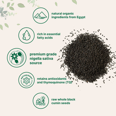 Organic Black Cumin Seed (Nigella Sativa)