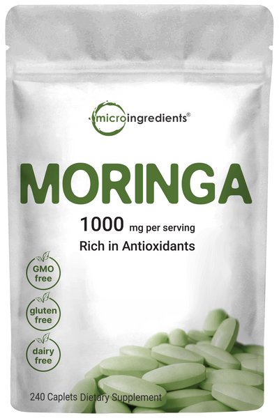 Moringa Oleifera Tablets Front