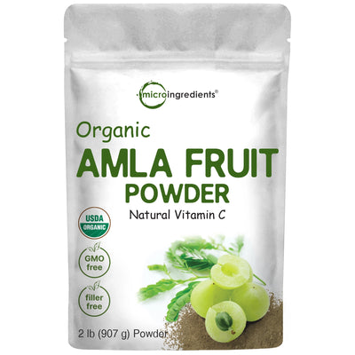 Organic Amla Powder, 32 Ounce front