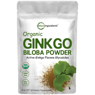 Organic Ginkgo Biloba Powder Forms