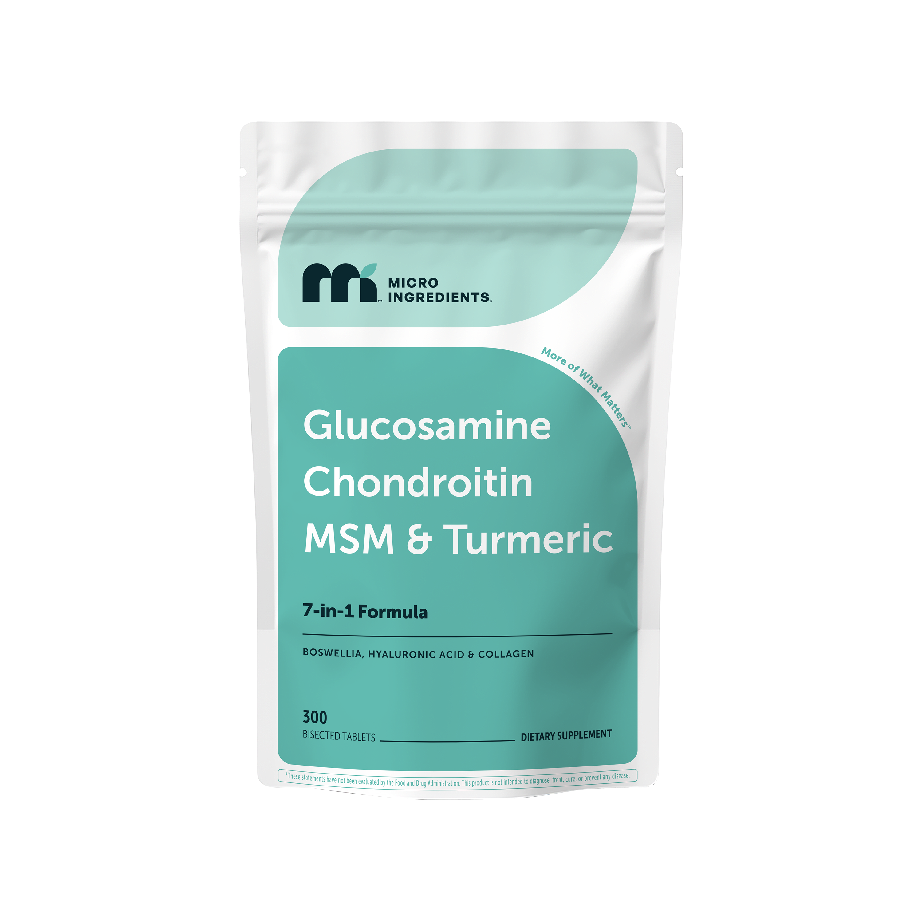 Micro Ingredients Glucosamine Chondroitin MSM and Turmeric (7-in-1 For
