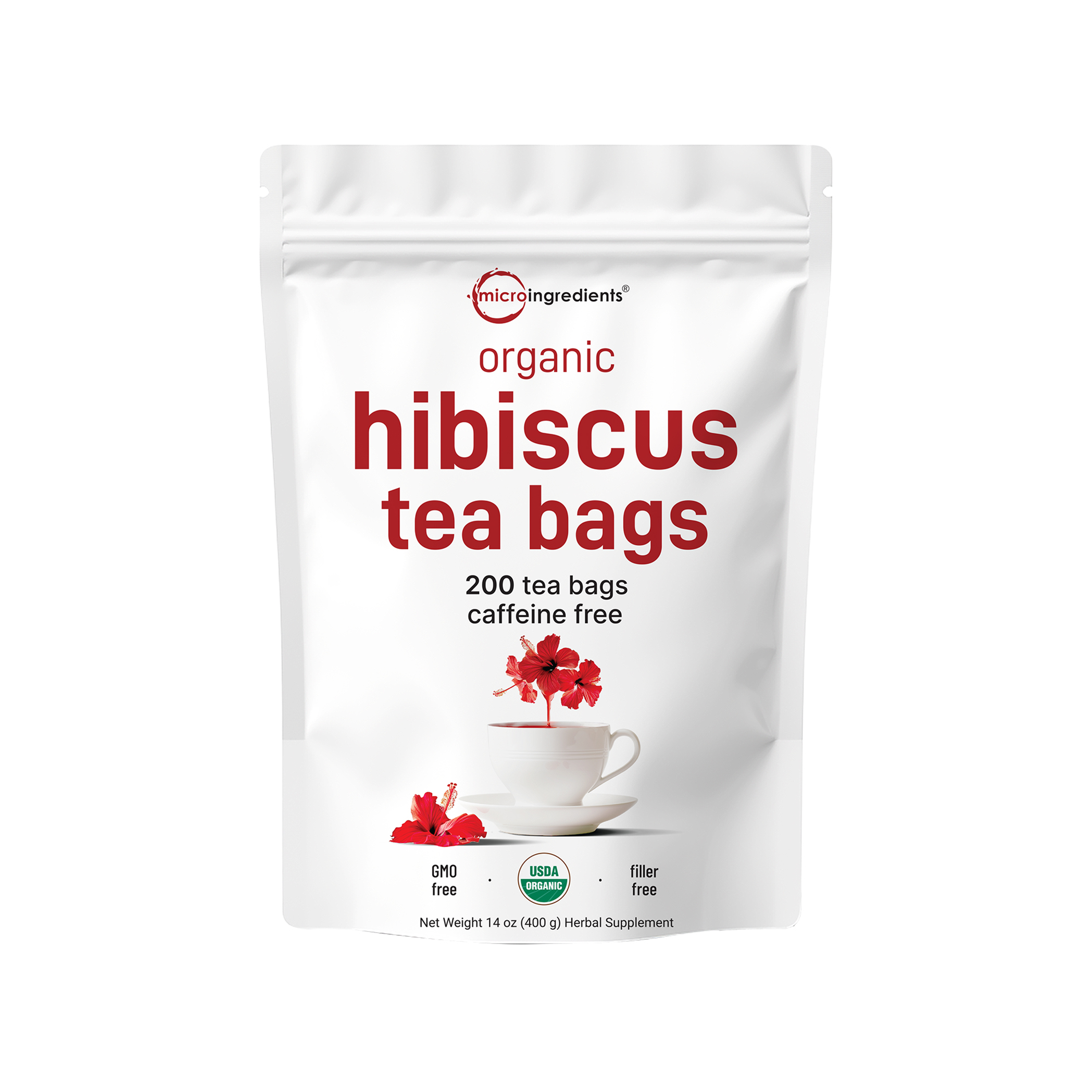 Best Hibiscus Tea - 100% Organic Hibiscus Tea for True Herb Lovers