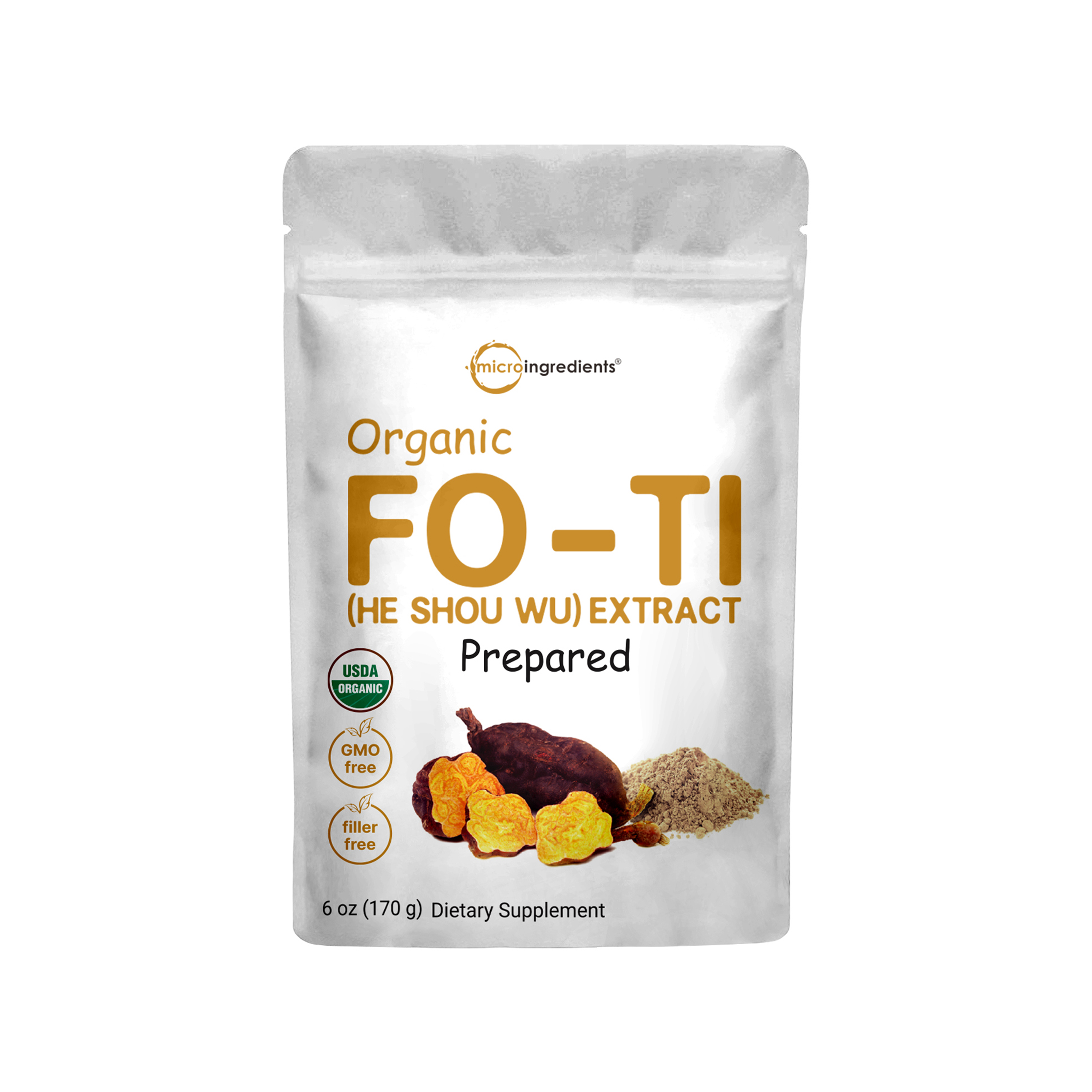 Organic Fo-Ti Powder: Premium He Shu Wu - The Ultimate Foti