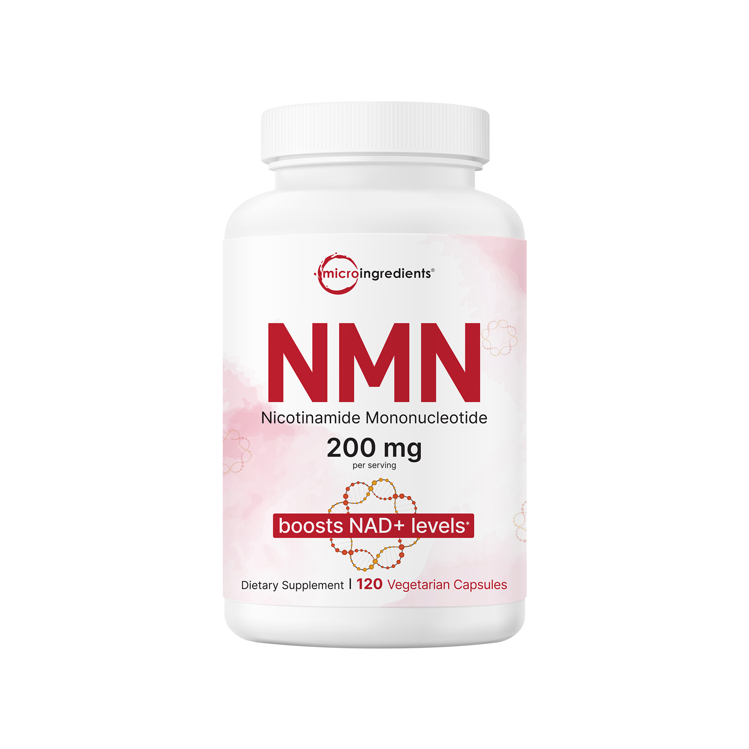 Micro Ingredients NMN 200mg Per Serving 120 Veggie Capsules – 60 Servi