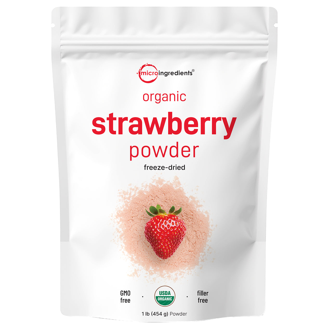 Organic Freeze-Dried Strawberry Powder 1 lb