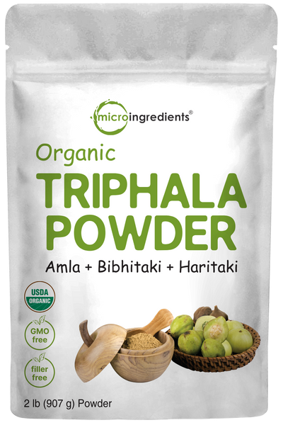Organic Triphala Powder, 2 lb