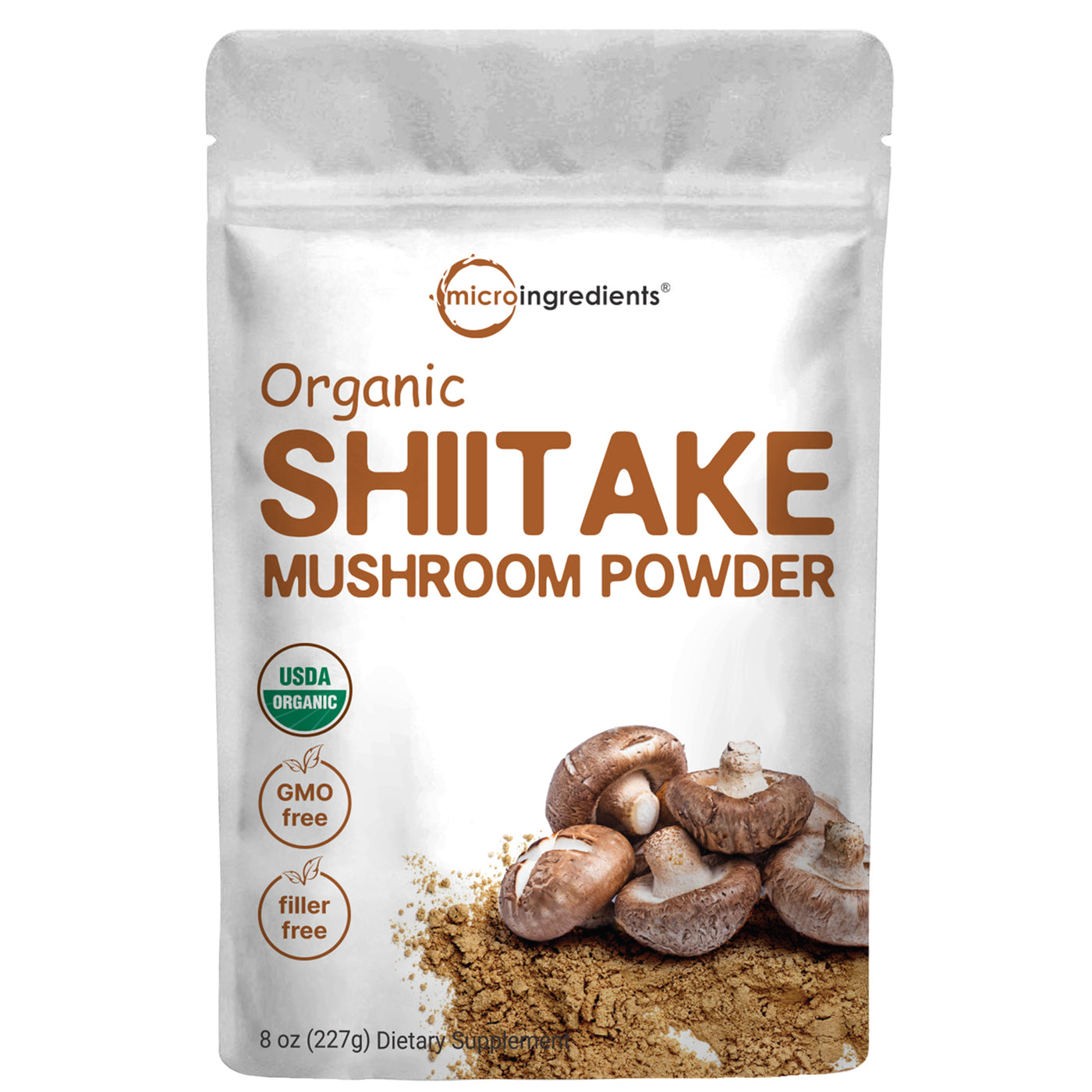 Organic Shiitake Mushroom Powder, 8oz