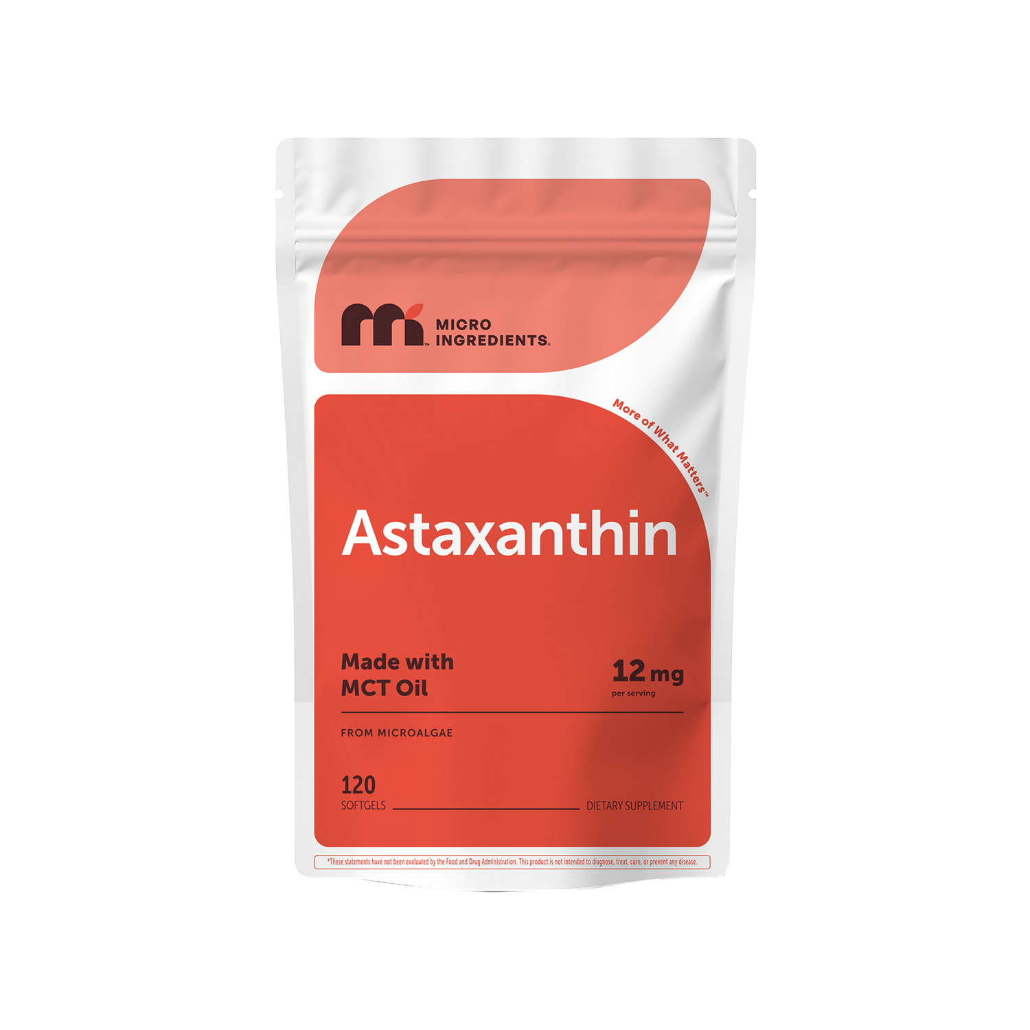 Micro Ingredients Astaxanthin softgels bottle