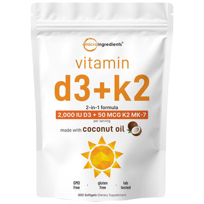 Why Micro Ingredients Vitamin D3 + K2 Is the Ultimate Bone &amp; Heart Support Combo