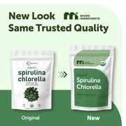 Micro Ingredients Organic Spirulina and Chlorella Tablets