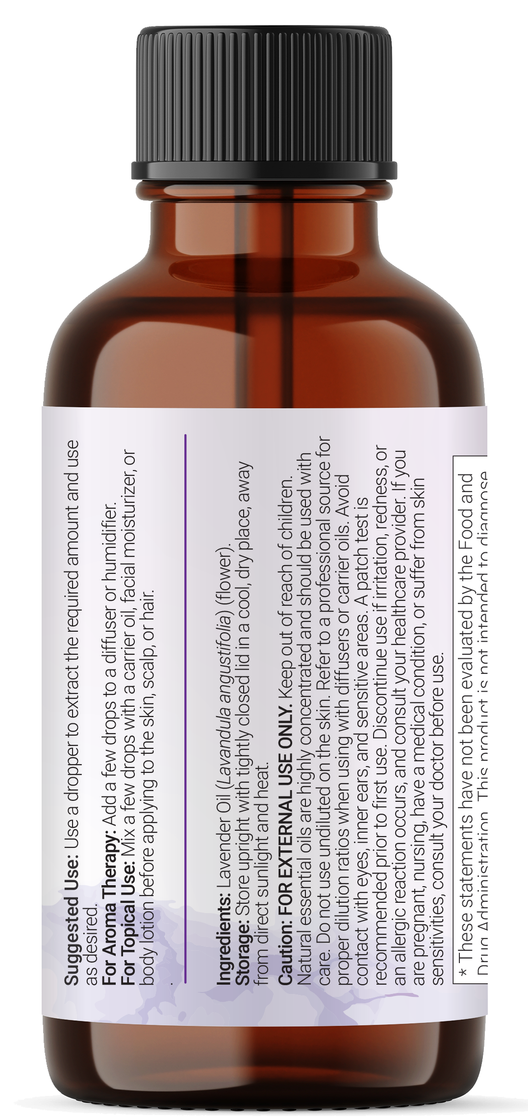 Micro Ingredients Pure Lavender Essential Oil 8 floz (237mL)