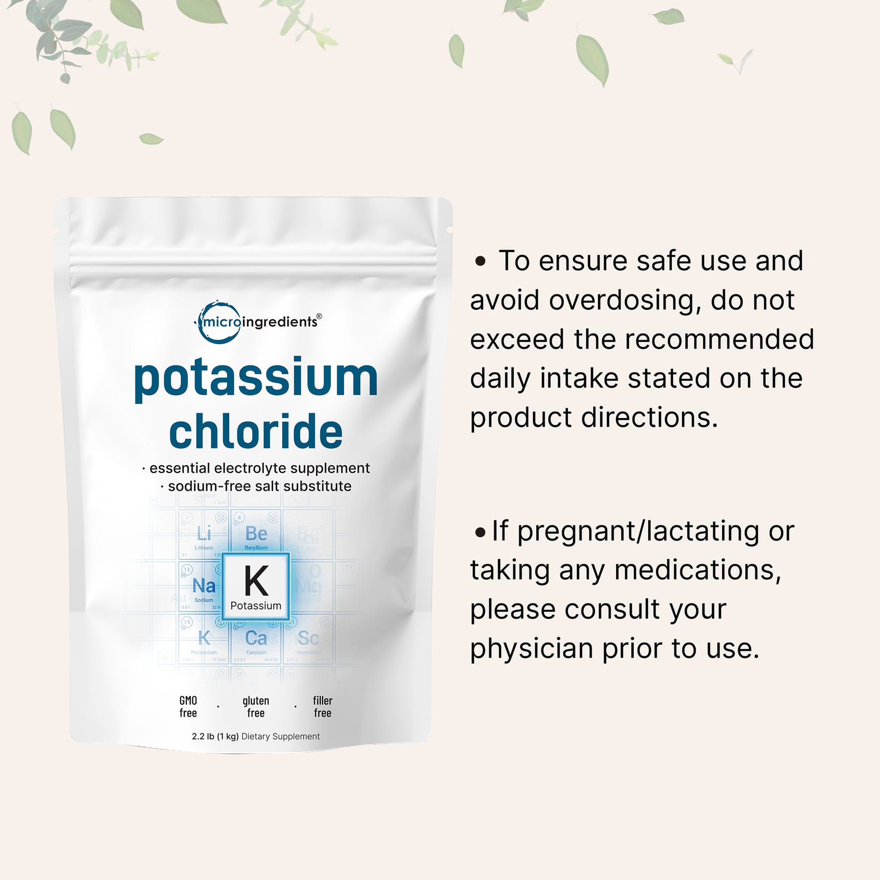 High-Quality Potassium Powder - Pure Potassium Chloride Powder ...