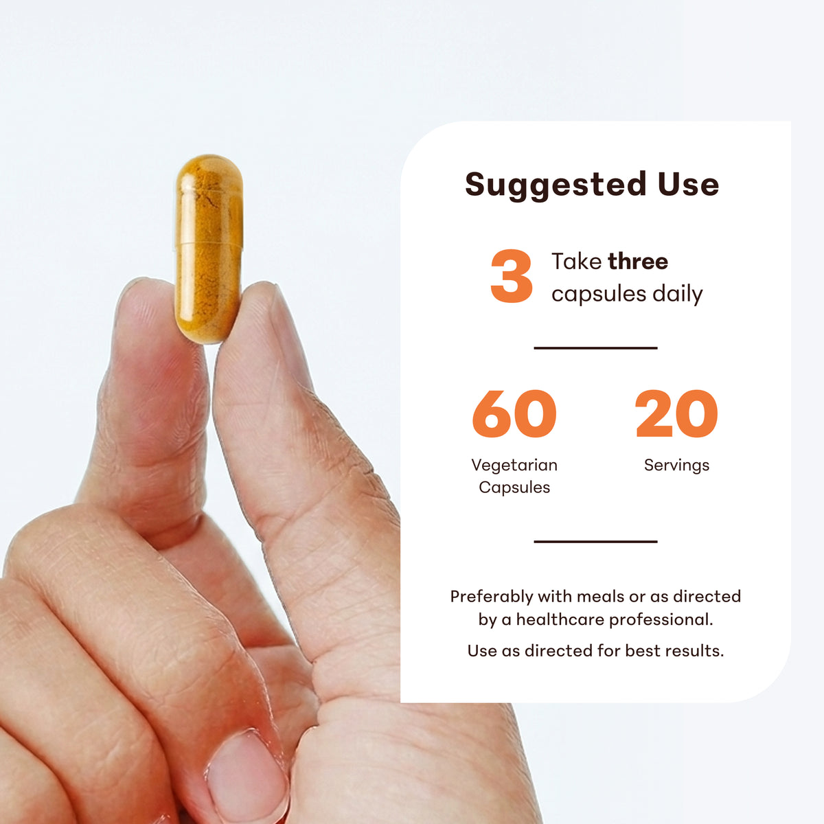 Micro Ingredients Pure Turmeric Curcumin, 60 Vegetarian Capsules