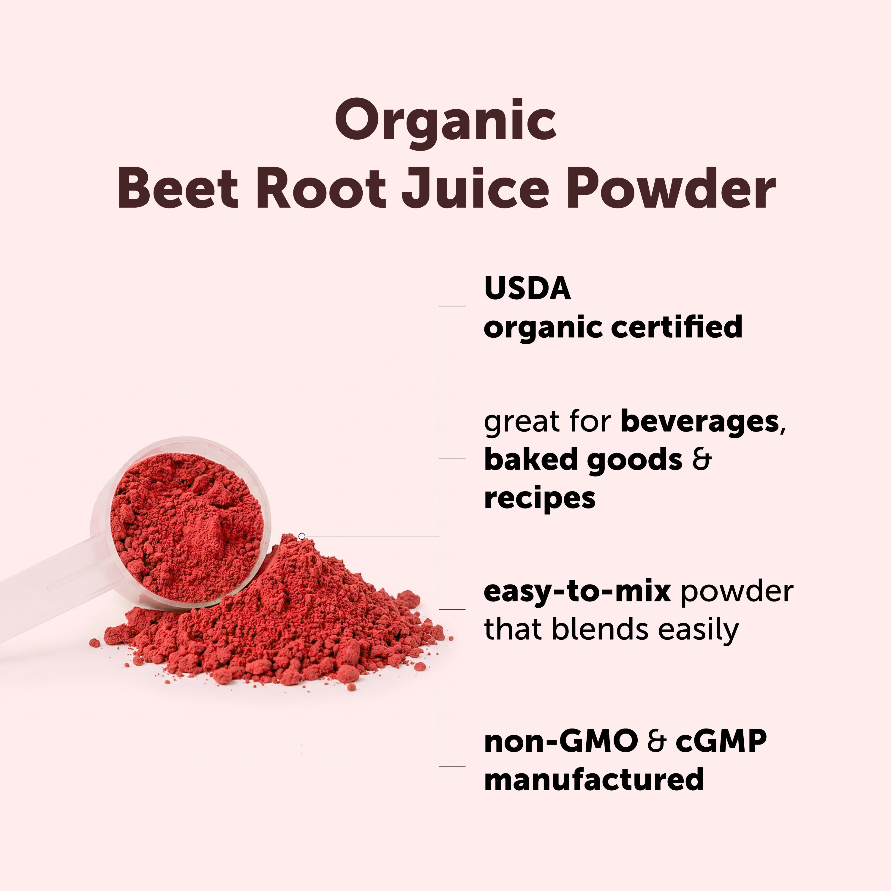 Micro Ingredients Organic Beet Root Juice Powder, 1 Pound