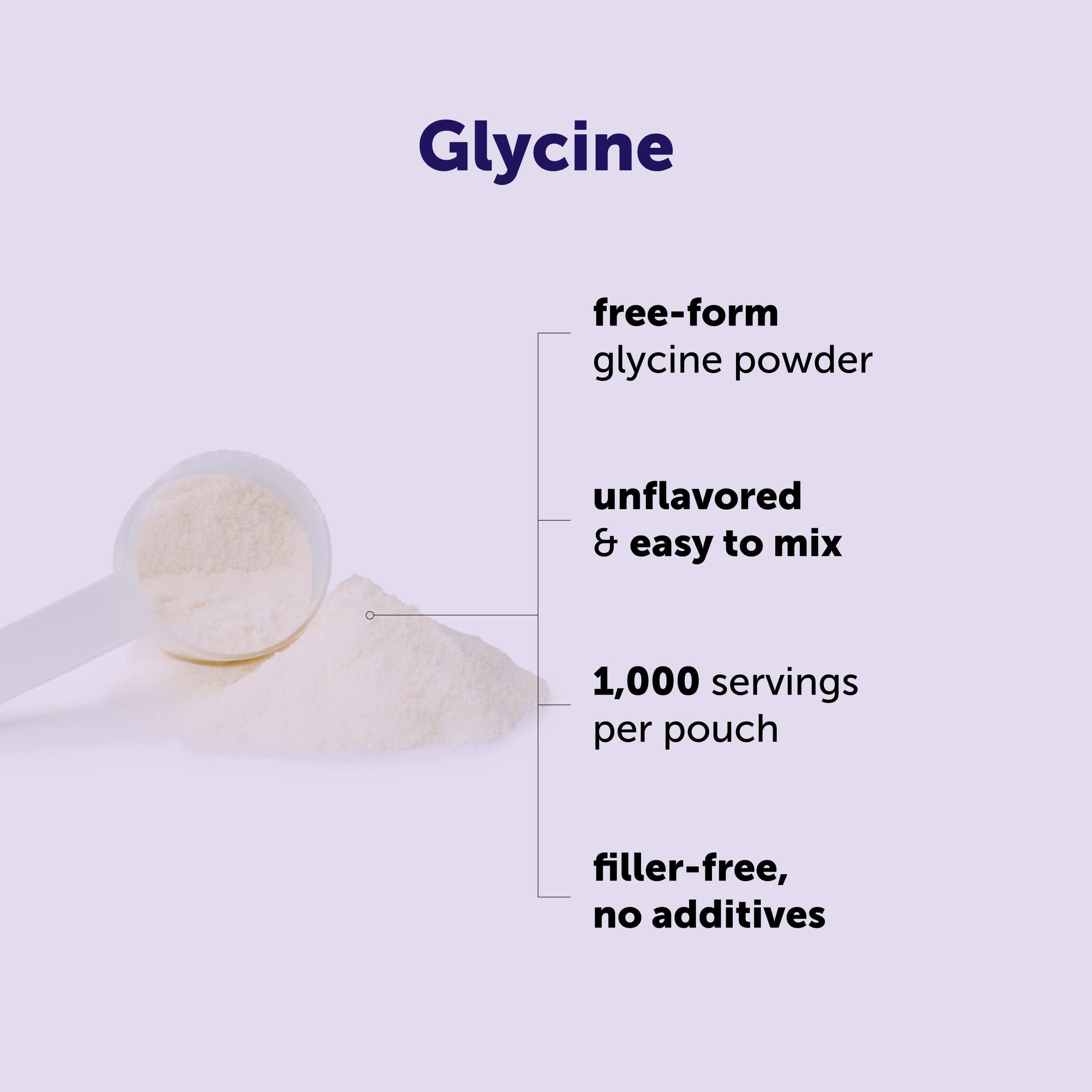 Micro Ingredients L-Glycine Powder, 1kg