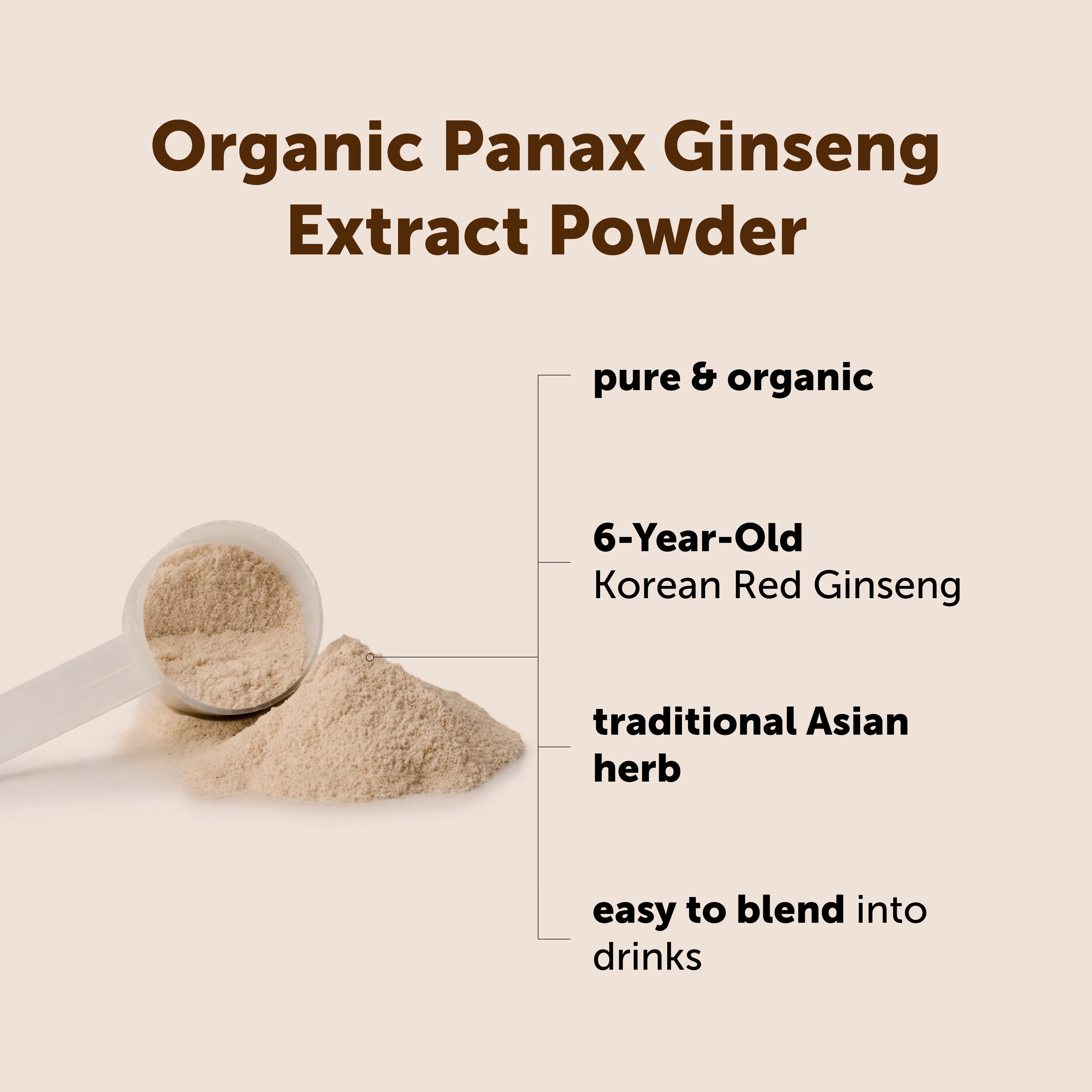 Micro Ingredients Organic Panax Ginseng Extract Powder, 4oz