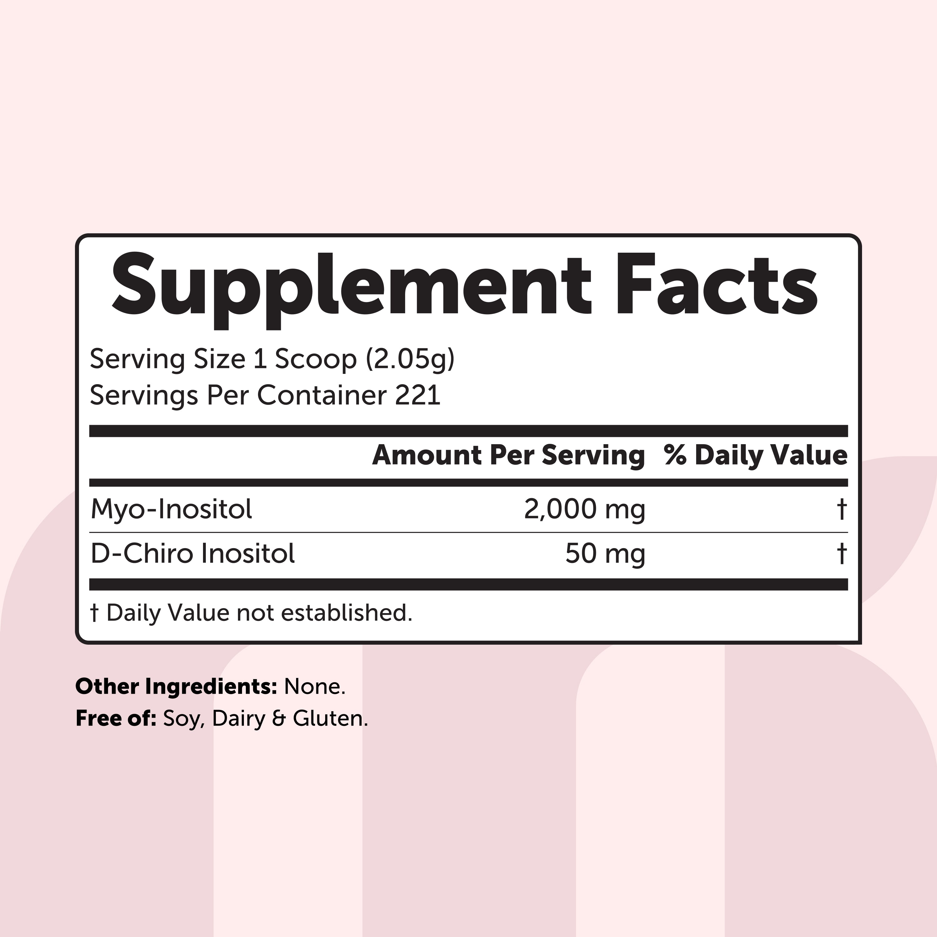 Micro Ingredients Myo & D-Chiro Inositol Powder, Hormonal Balance & Ovarian Support