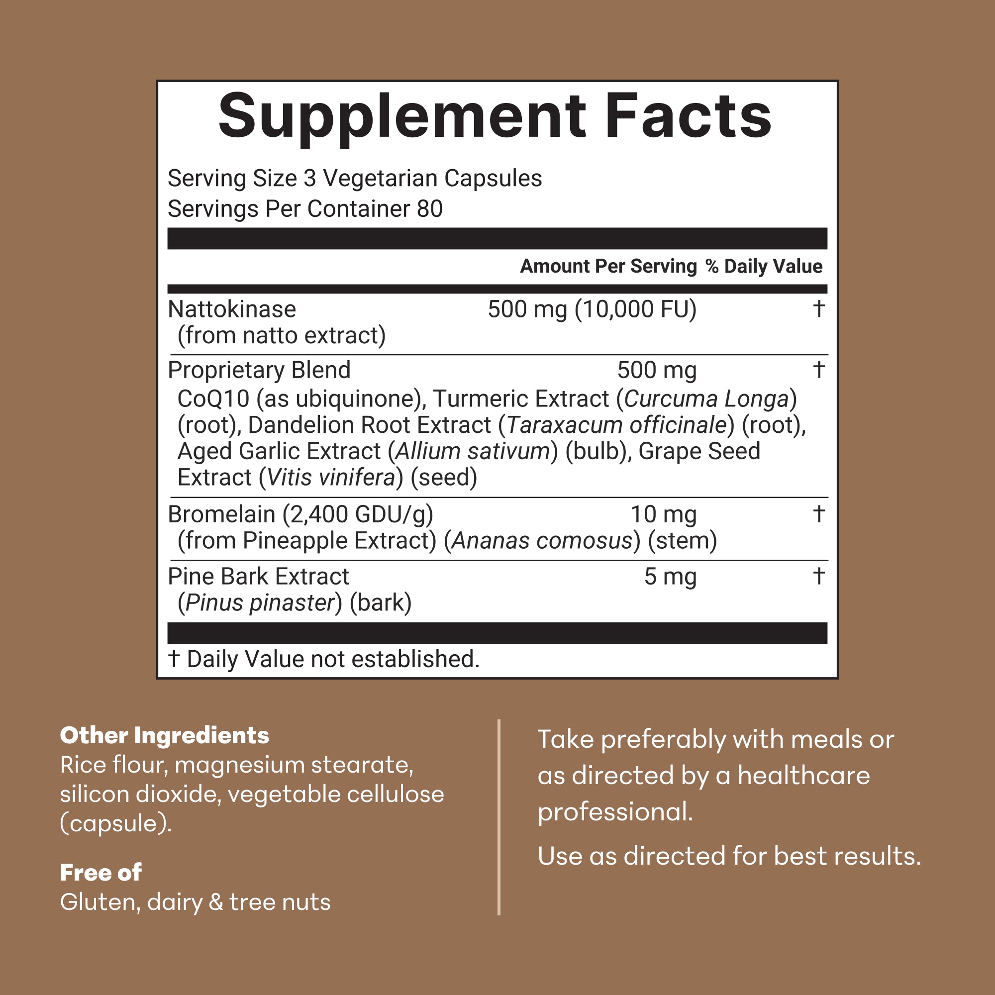 Micro Ingredients Nattokinase 10,000FU Complex, 240 Vegetarian Capsules