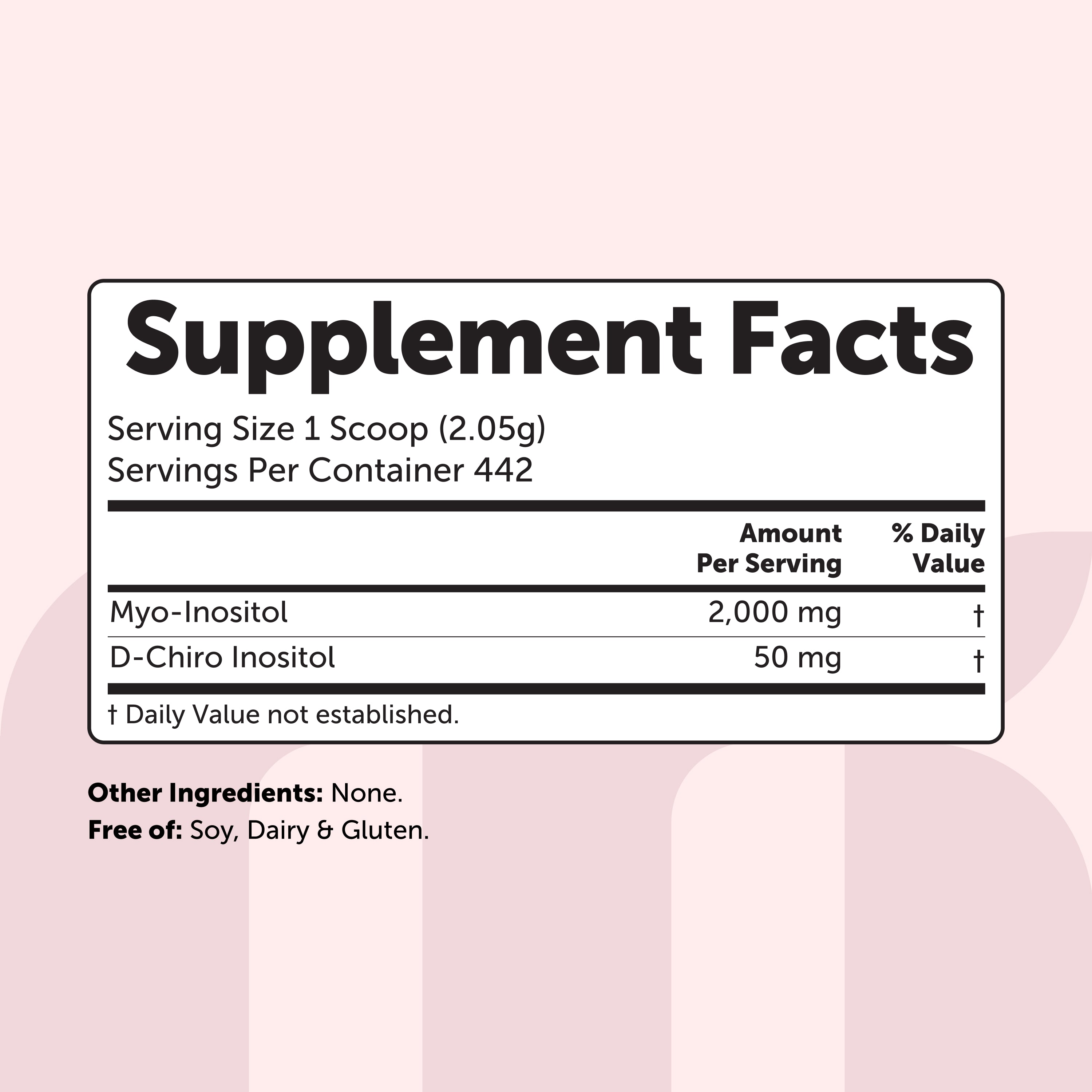 Micro Ingredients Myo & D-Chiro Inositol Powder, Hormonal Balance & Ovarian Support