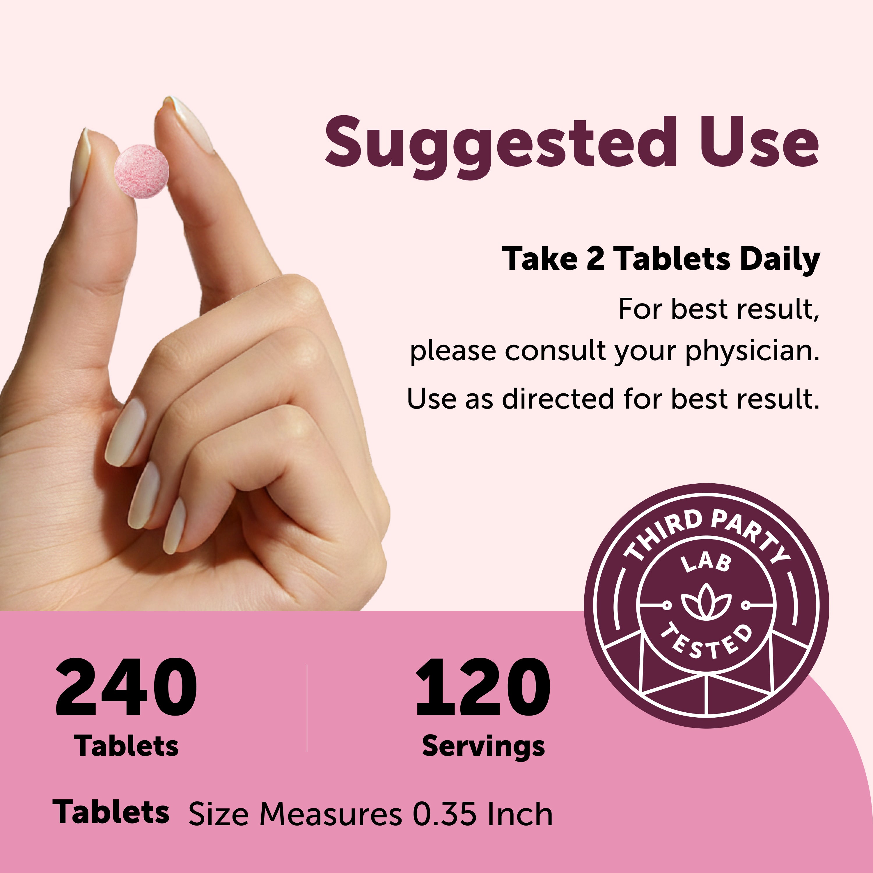 Micro Ingredients Vitamin B12 5000mcg | Methyl B12 Active Form – 240 Chewable Tablets