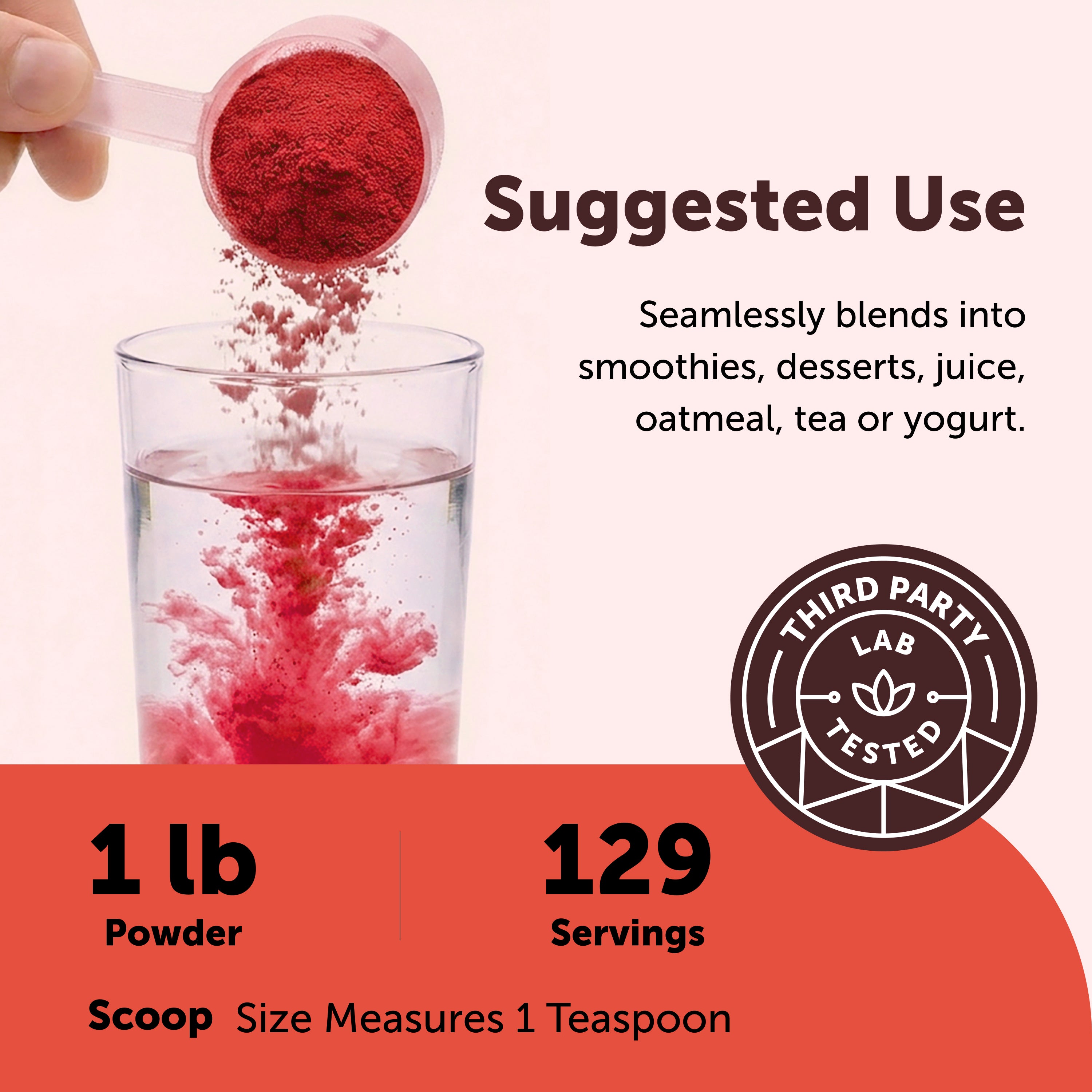 Micro Ingredients Organic Beet Root Juice Powder, 1 Pound