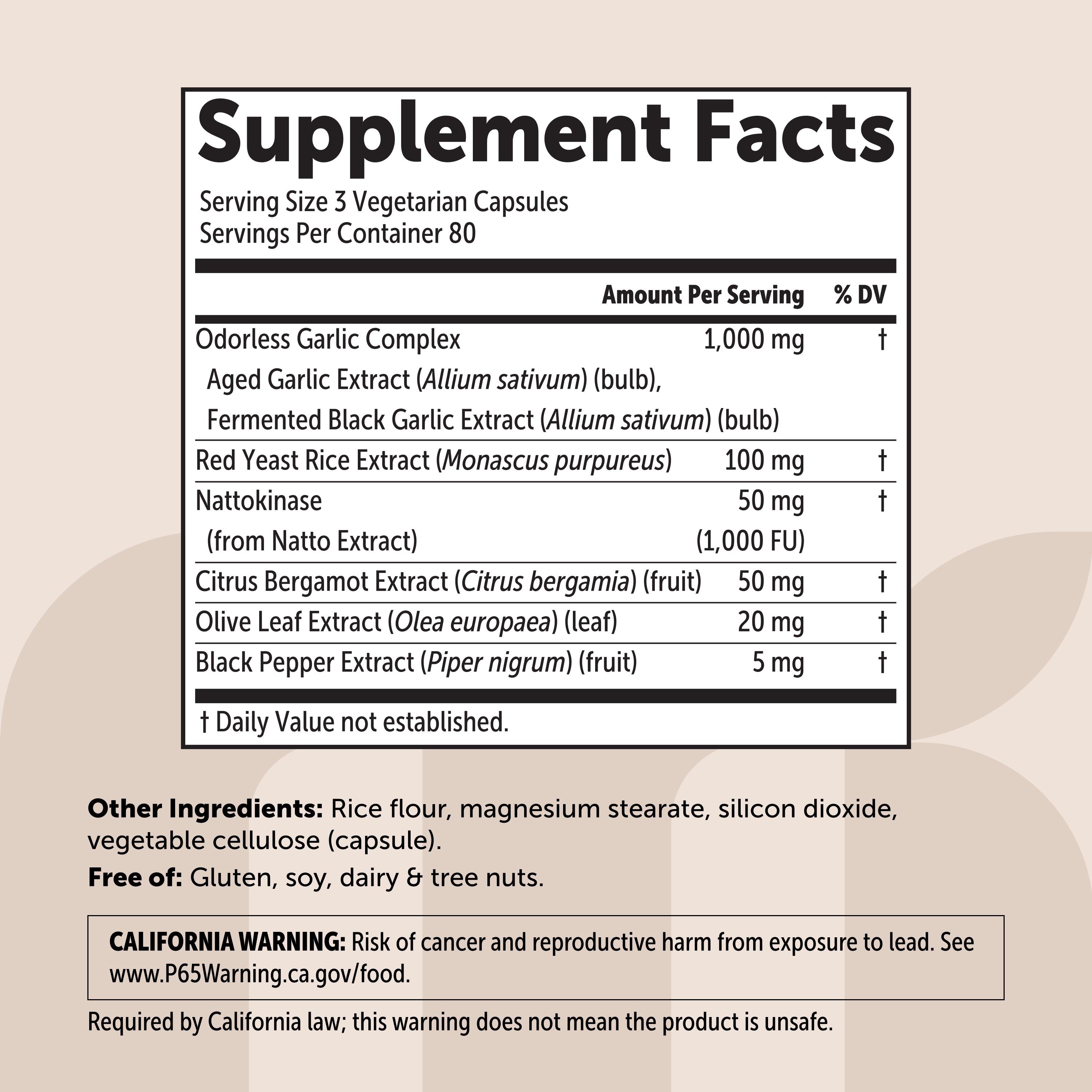 Micro Ingredients Odorless Aged Garlic & Black Garlic 1000 mg, 240 Vegetarian Capsules