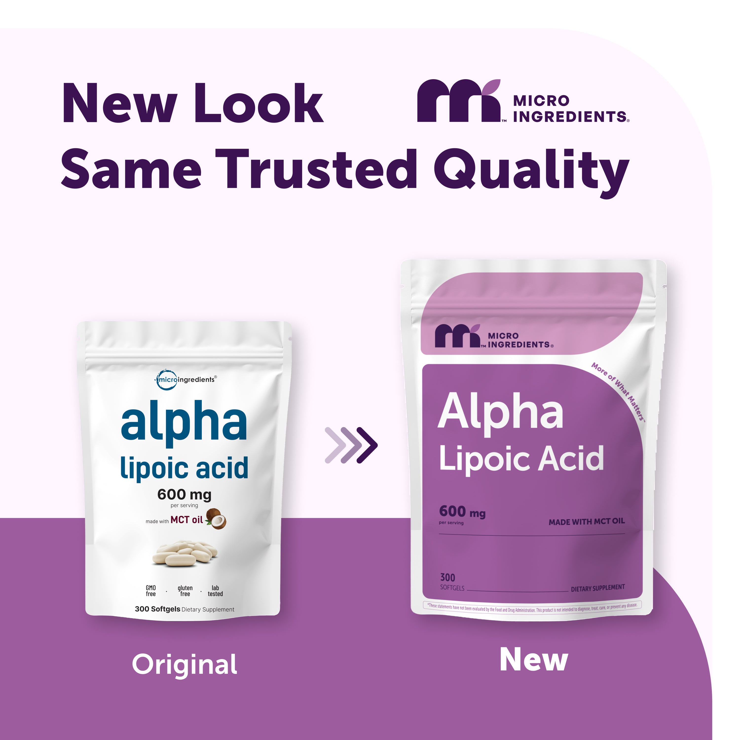 Micro Ingredients Alpha Lipoic Acid 600mg, 300 Softgels