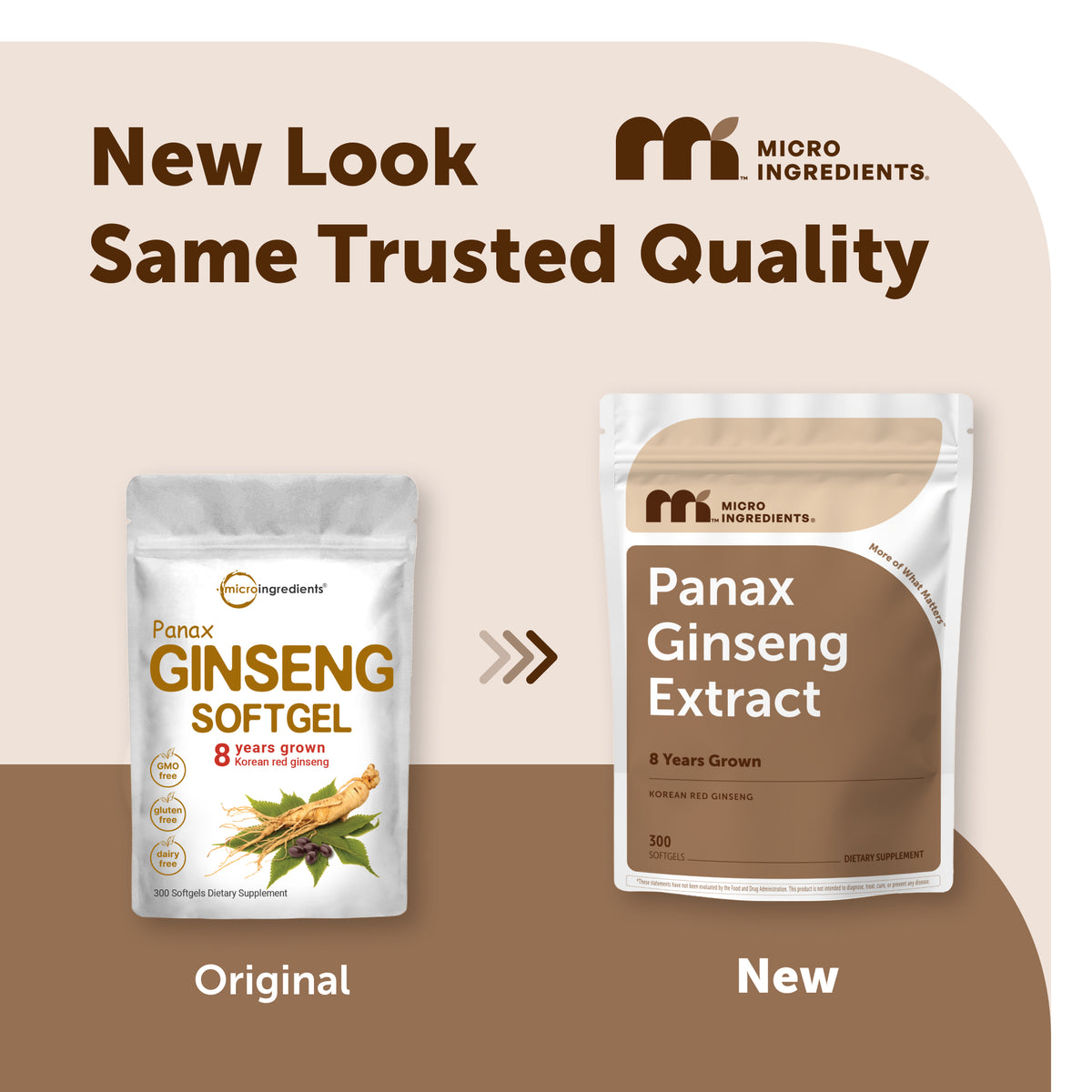 Micro Ingredients Panax Ginseng, 300 Softgels