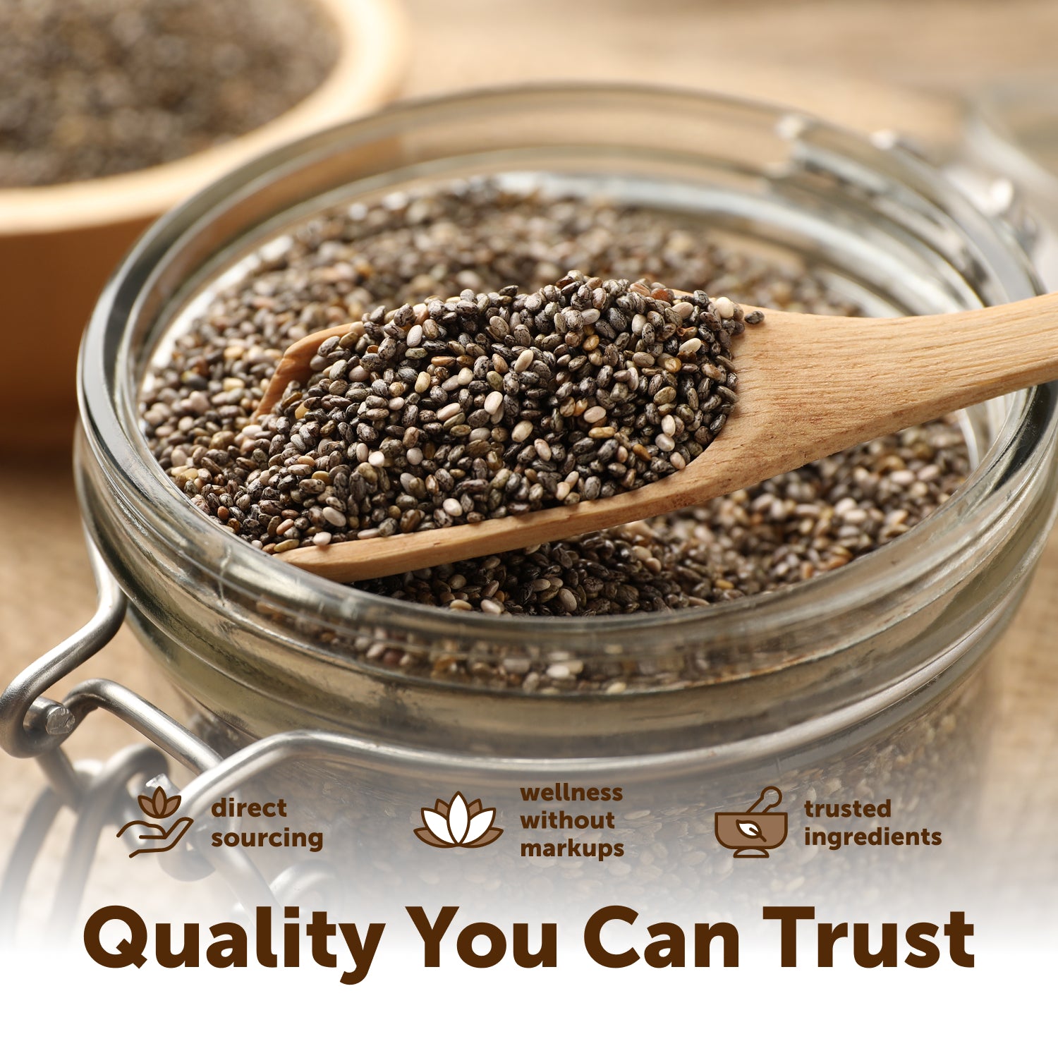 Micro Ingredients Organic Chia Seeds, 2lb