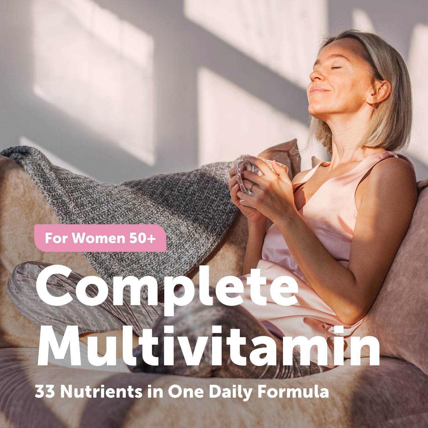 Micro Ingredients Methylated Multivitamin for Women 50+, 240 Vegetarian Capsules
