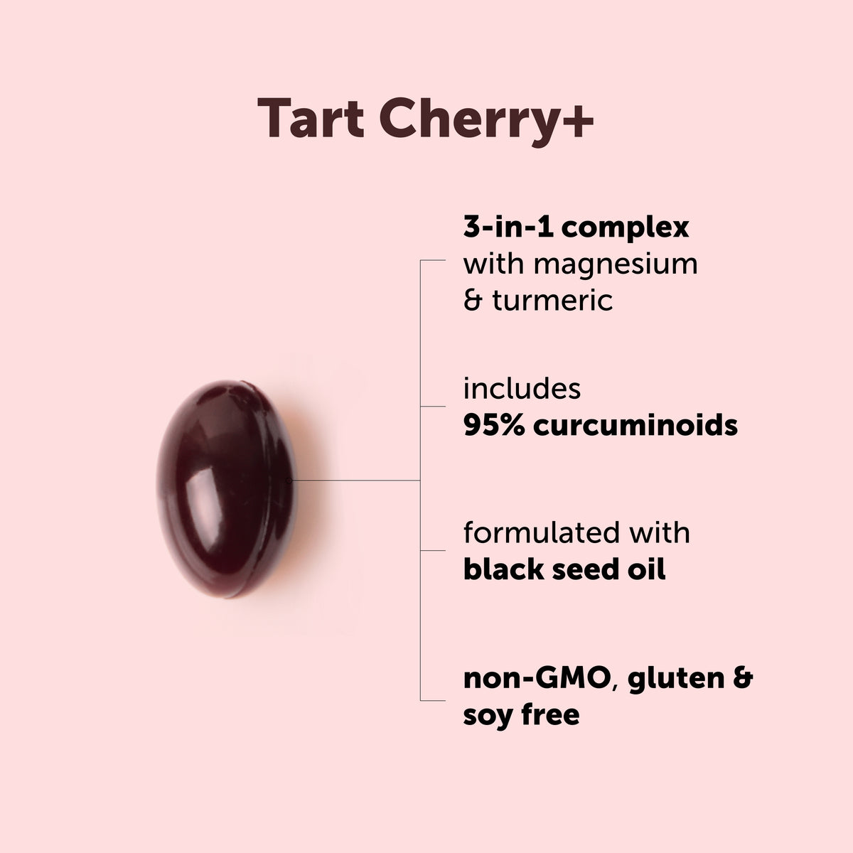 Micro Ingredients Tart Cherry+ with Black Seed Oil, 300 Softgels