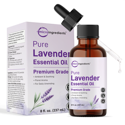 Micro Ingredients Pure Lavender Essential Oil 8 floz (237mL)