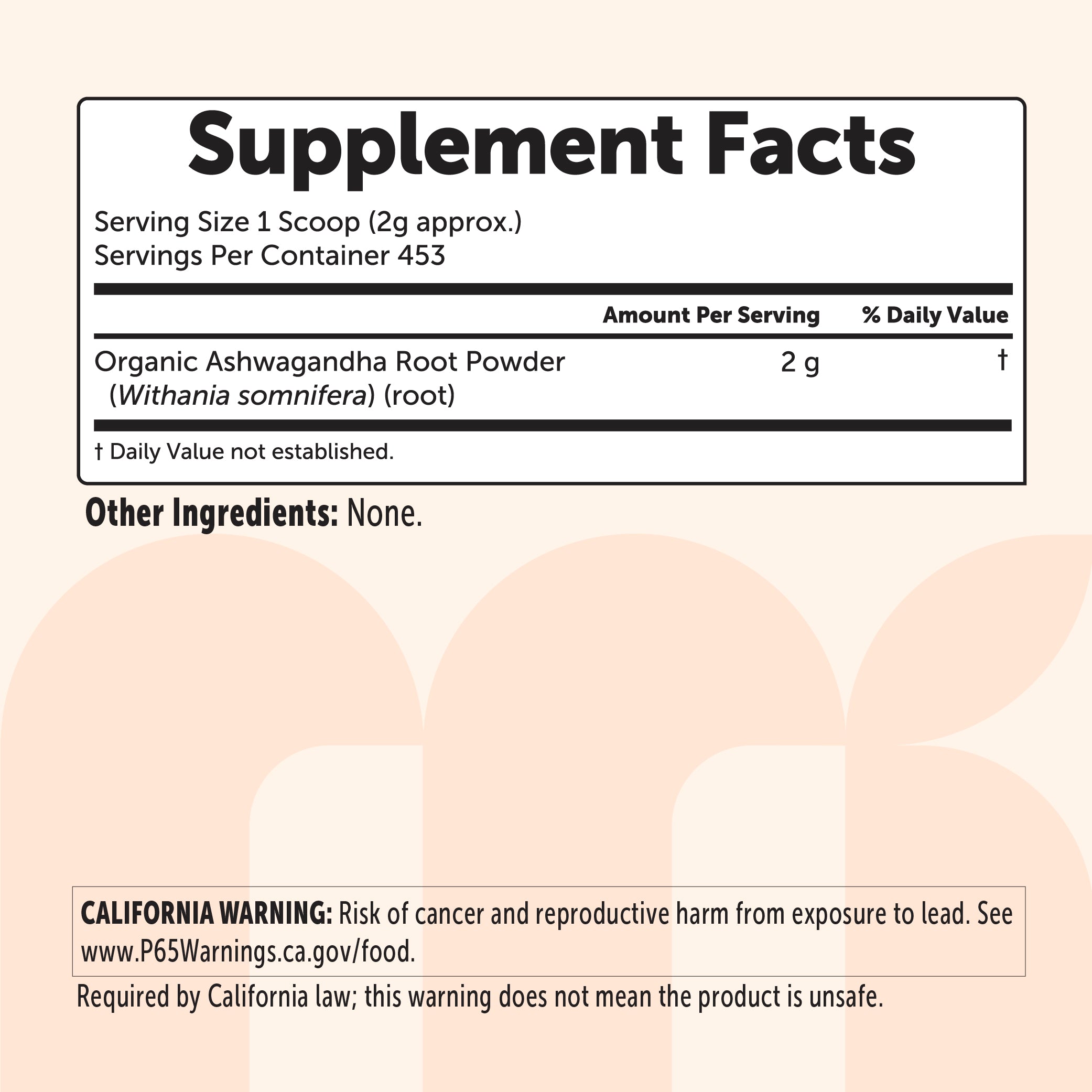 Micro Ingredients Organic Ashwagandha Root Powder, 2lb