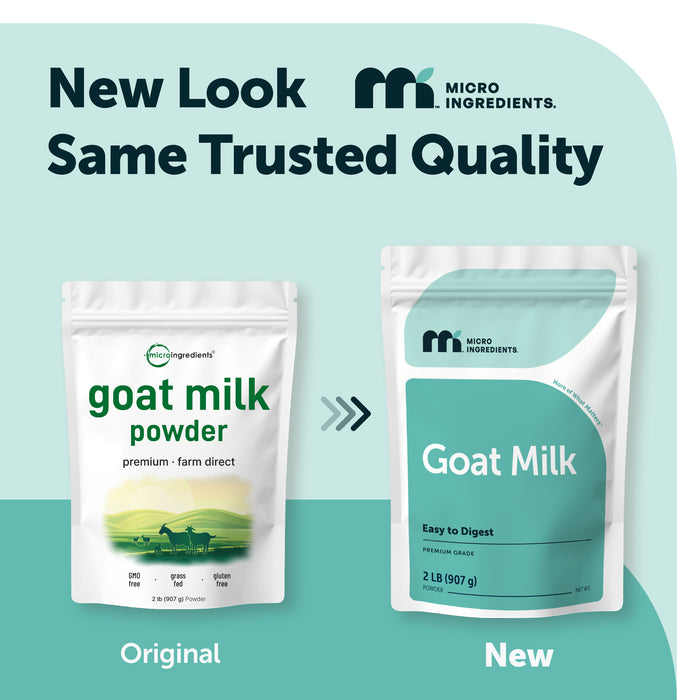 Micro Ingredients Goat Milk Powder, Rich in Protein, Calcium, & Probiotics