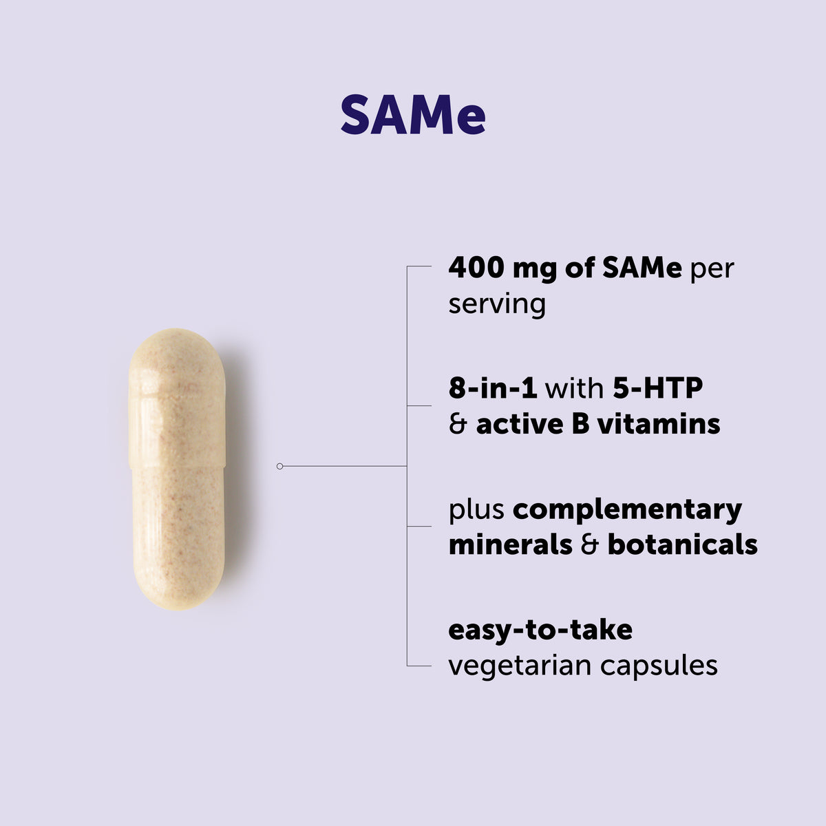 Micro Ingredients SAMe 8 in 1 Complex, 240 Vegetarian Capsules