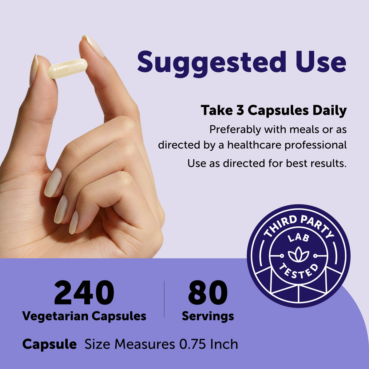 Micro Ingredients SAMe 8 in 1 Complex, 240 Vegetarian Capsules
