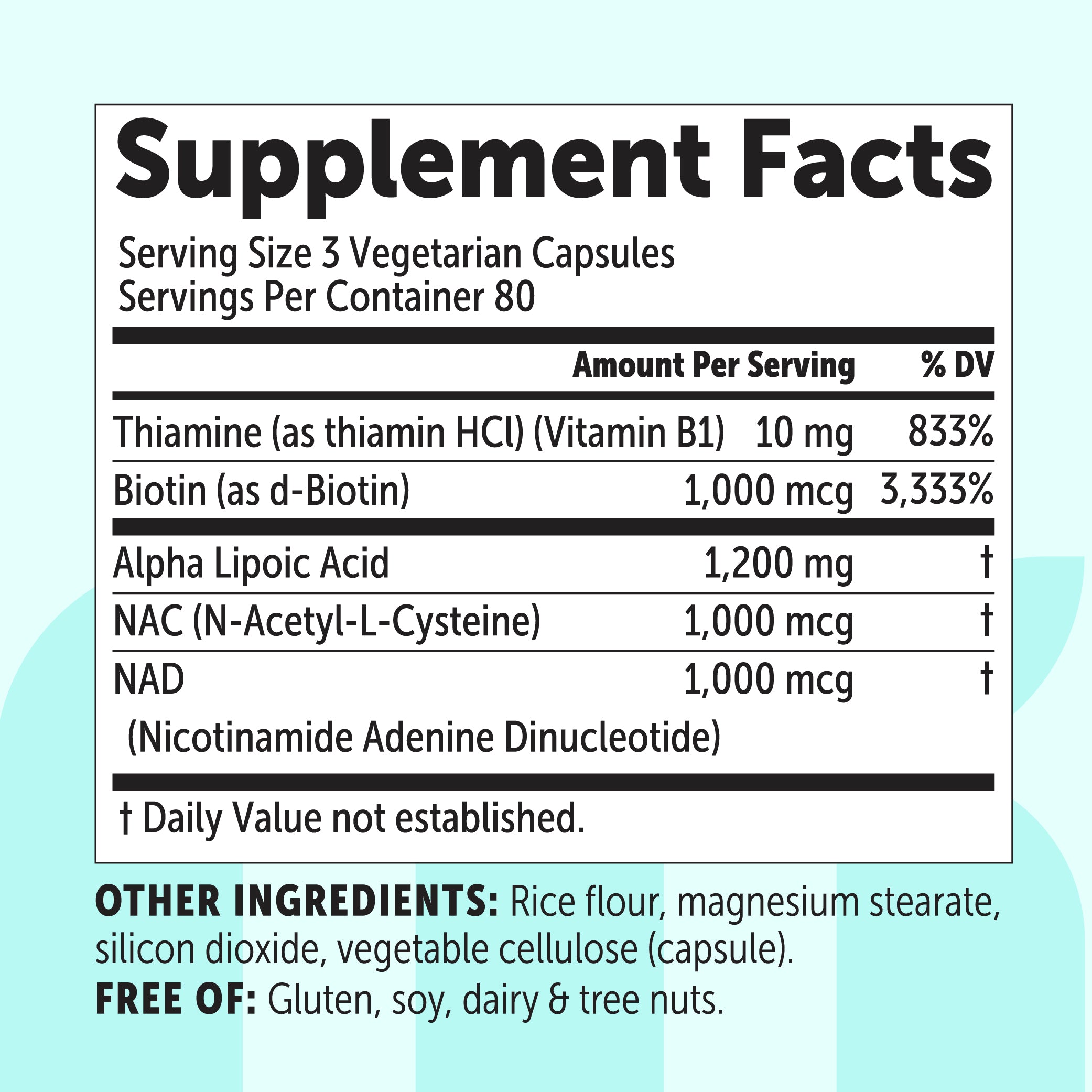 Micro Ingredients Alpha Lipoic Acid+ Advanced 1200mg 5-in-1 Complex, 240 Vegetarian Capsules