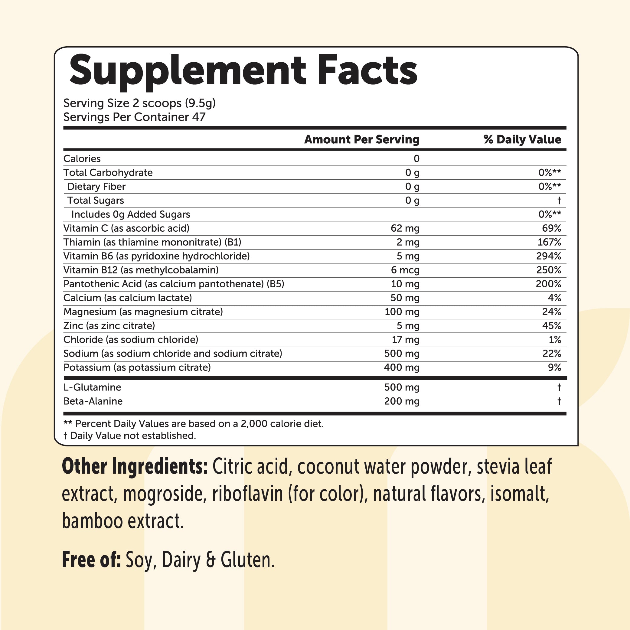 Micro Ingredients Electrolyte Powder Pina Colada (Pineapple) Flavor, 1lb