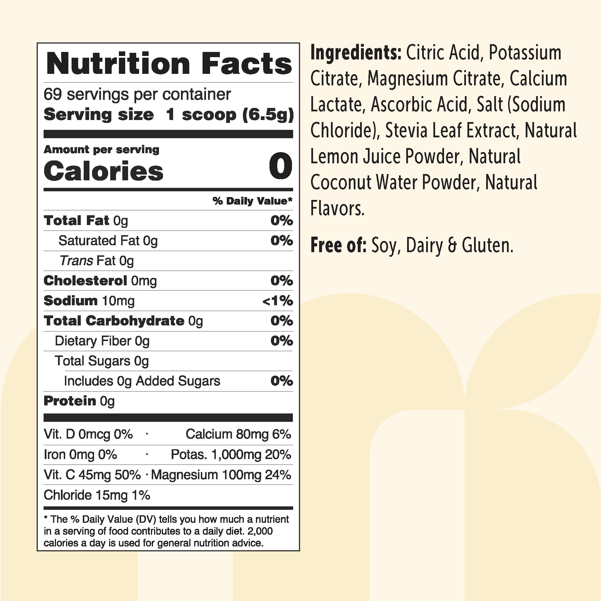 Micro Ingredients Hydration Electrolytes Powder, 1lb