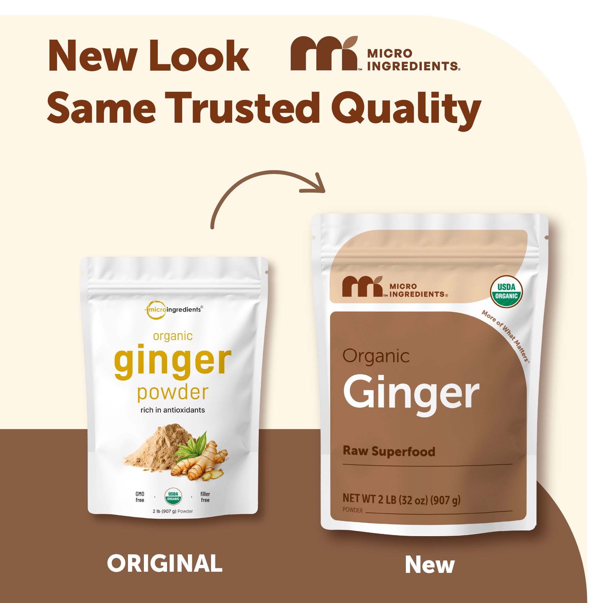 Micro Ingredients Organic Ginger Powder, 2lb