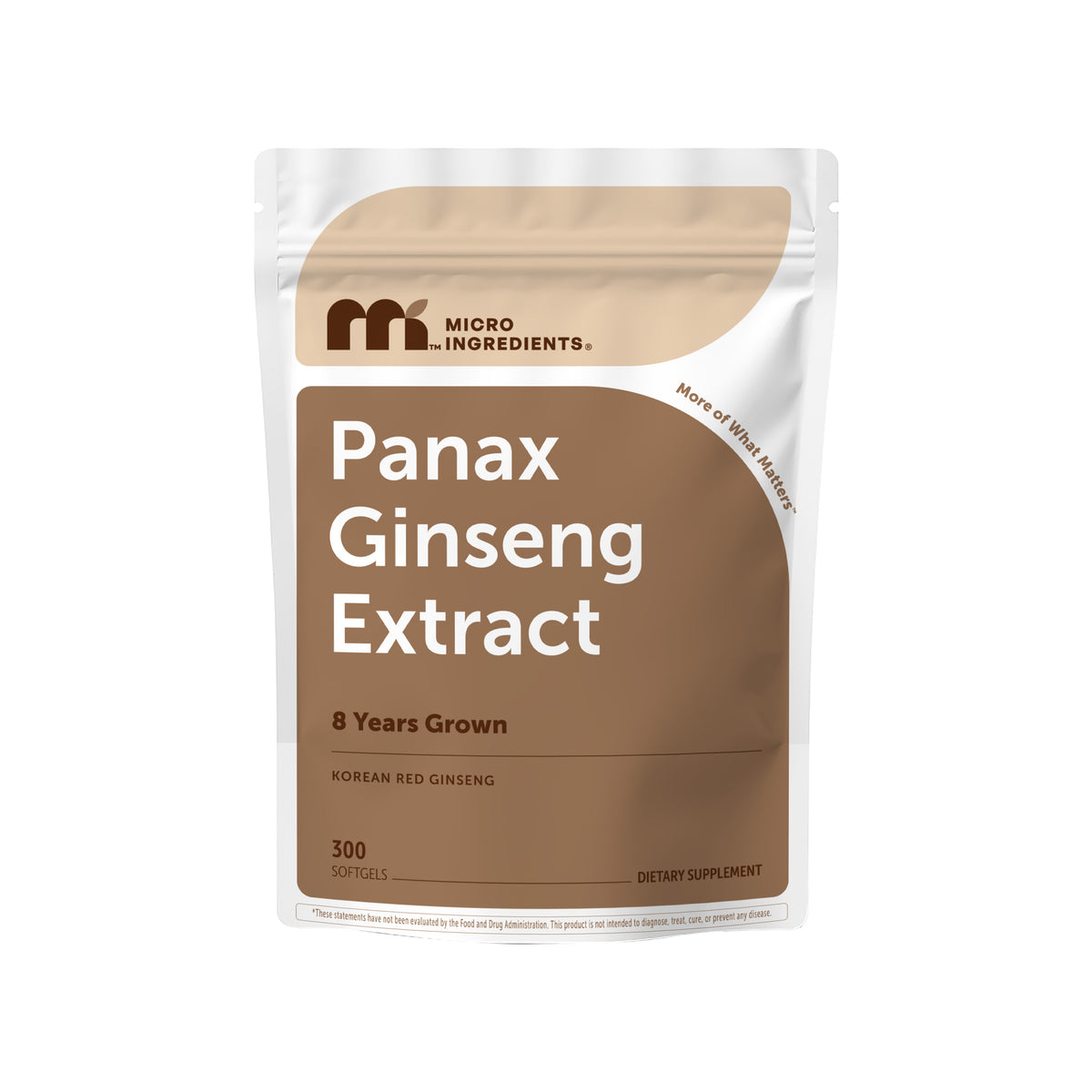 Micro Ingredients Panax Ginseng, 300 Softgels