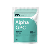 Micro Ingredients Alpha GPC 600mg with MCT Oil, 240 Softgels