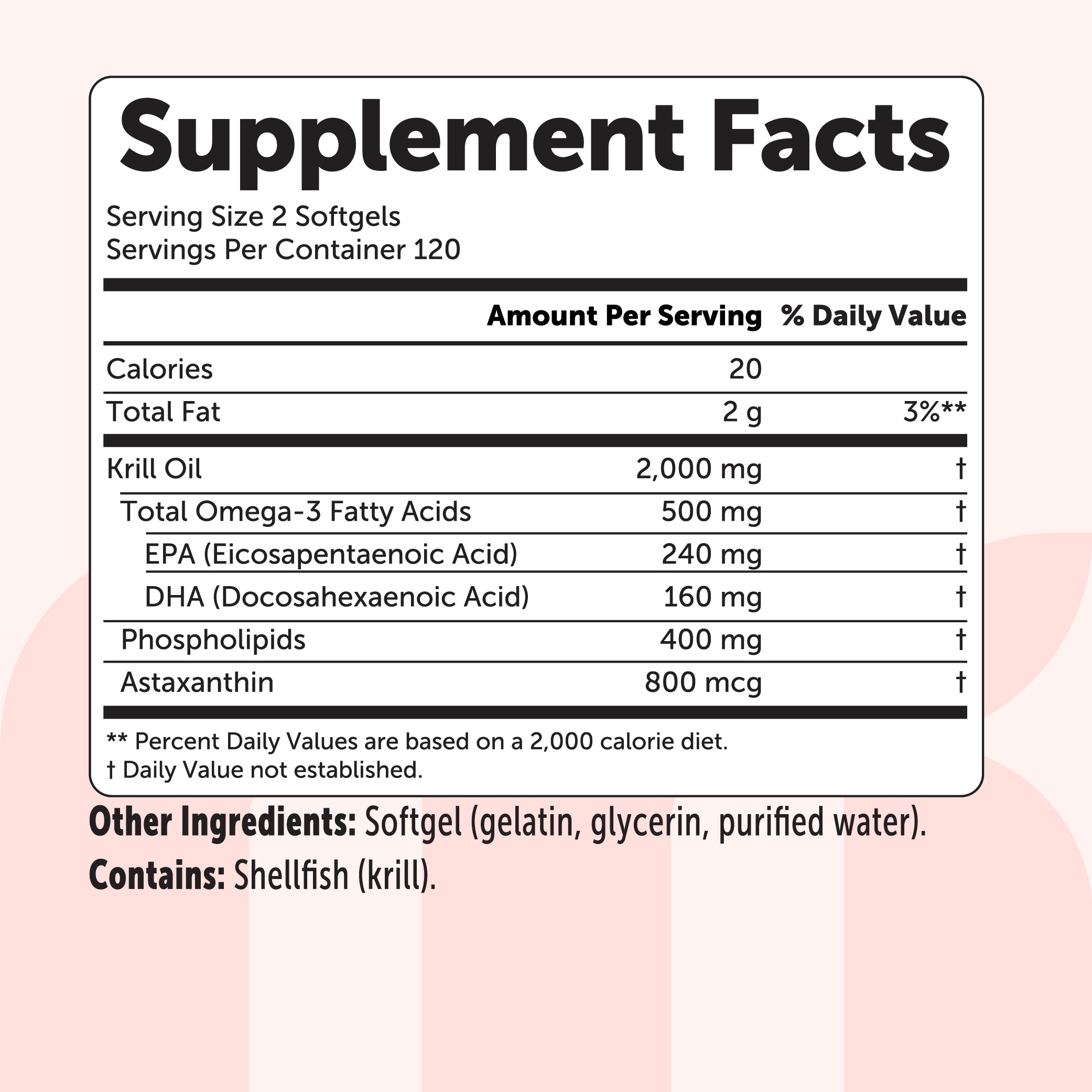 Micro Ingredients Antarctic Krill Oil 2000mg, 240 softgels