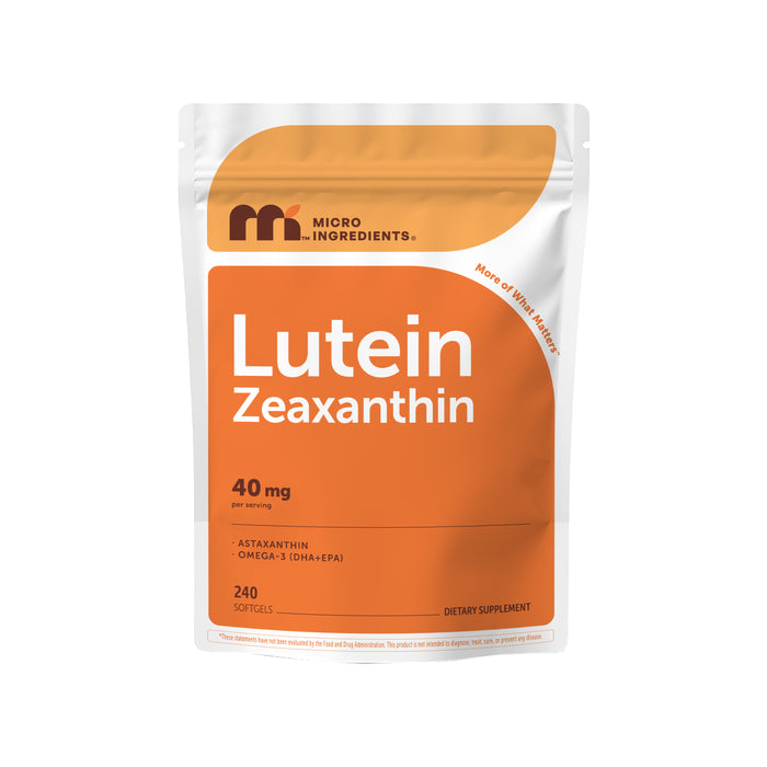 Micro Ingredients Lutein & Zeaxanthin Softgels
