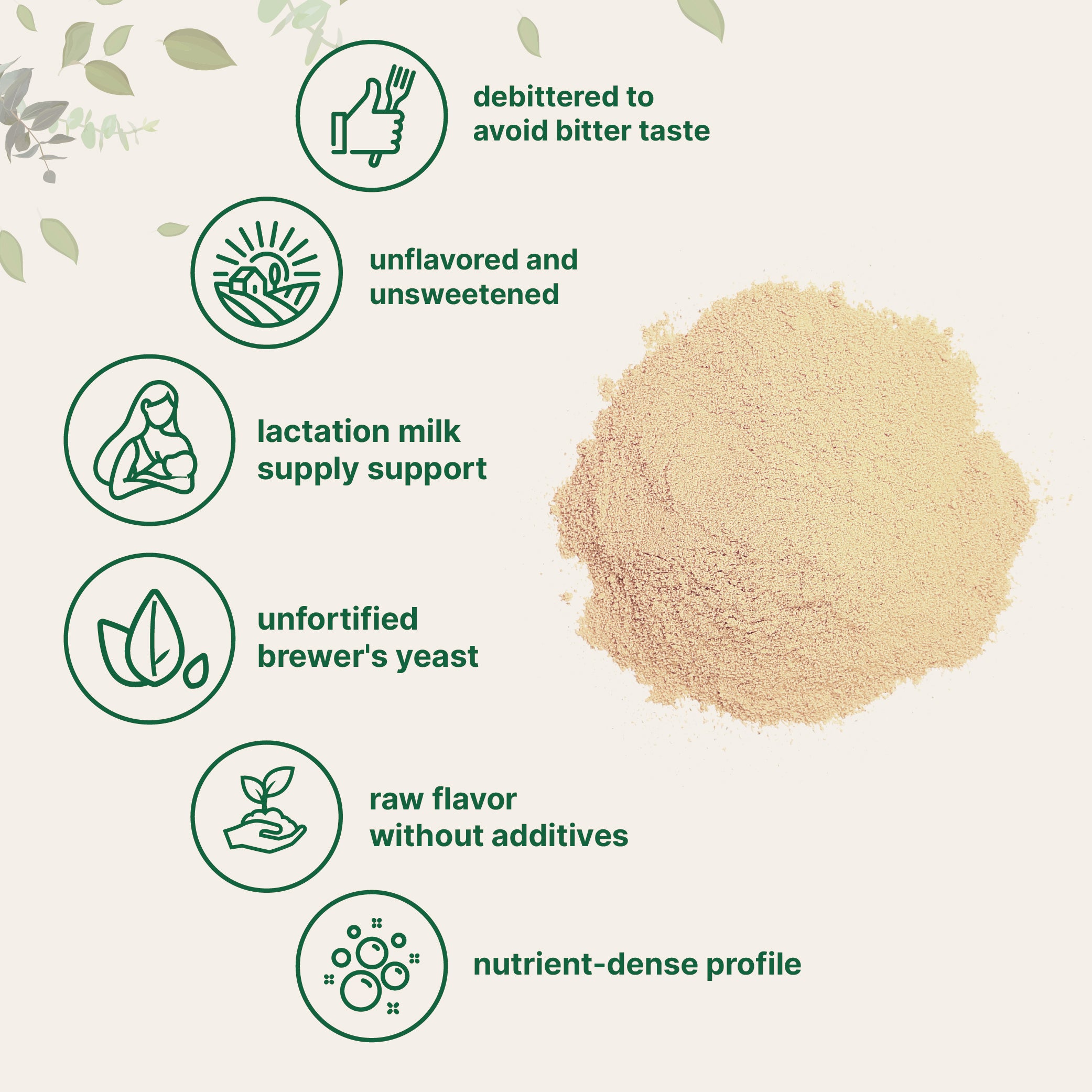 Micro Ingredients Brewers Yeast Powder, 3LB