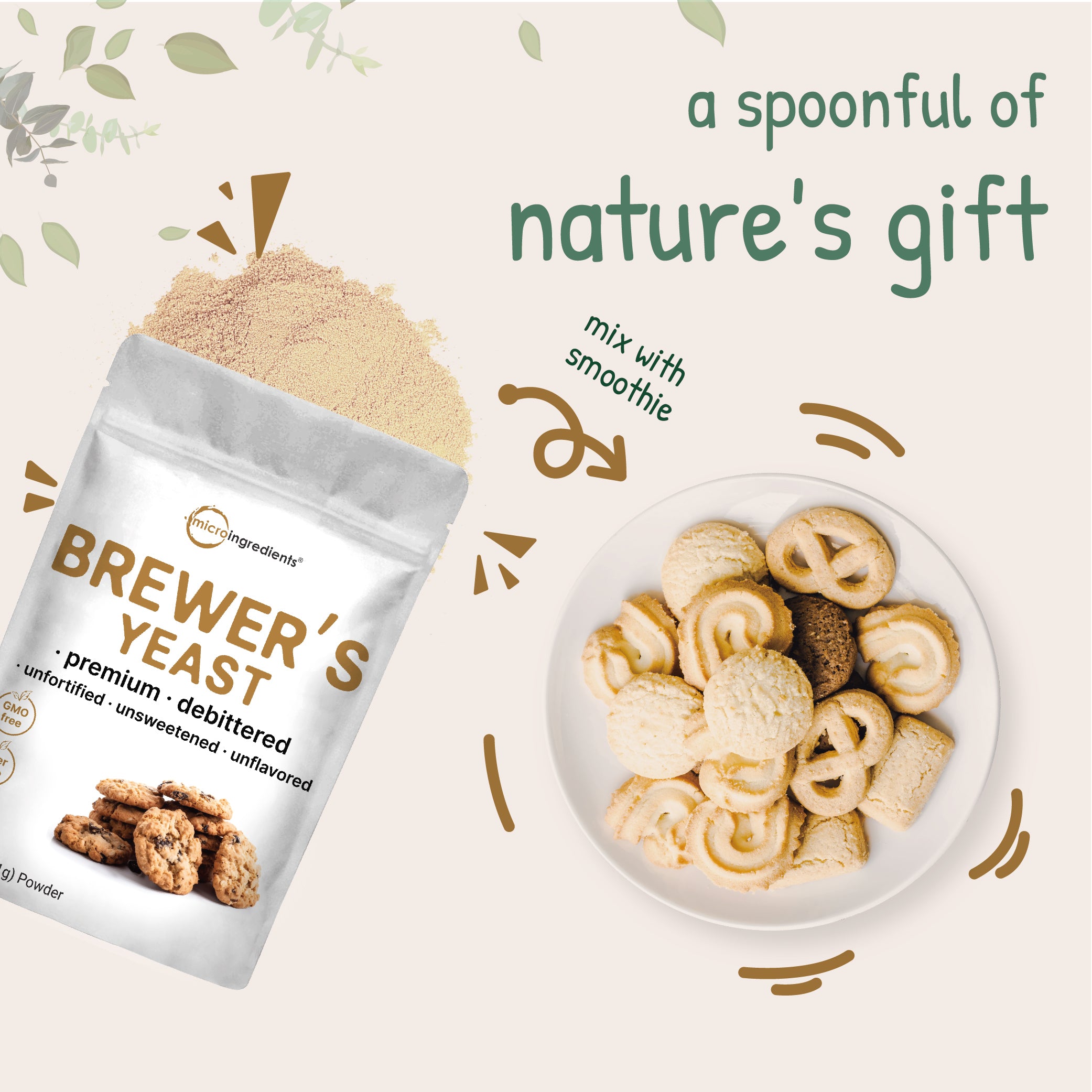 Brewers Yeast Powder, Packaging Type: PP Bag, Packaging Size: 0 Kg at Brewers Yeast Powder, Packaging Type: PP Bag, Packaging Size: 0 Kg at