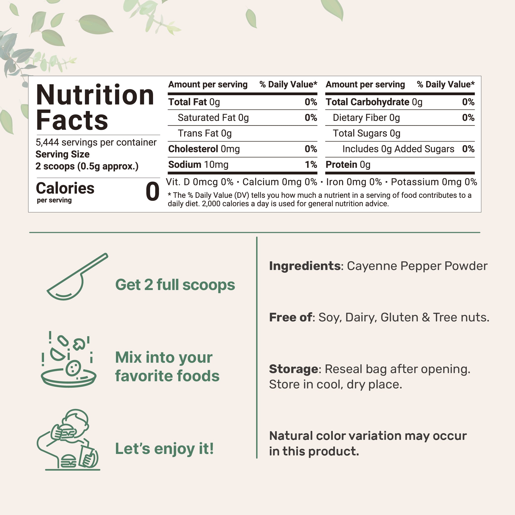 Micro Ingredients Spicy Ground Cayenne Pepper Powder