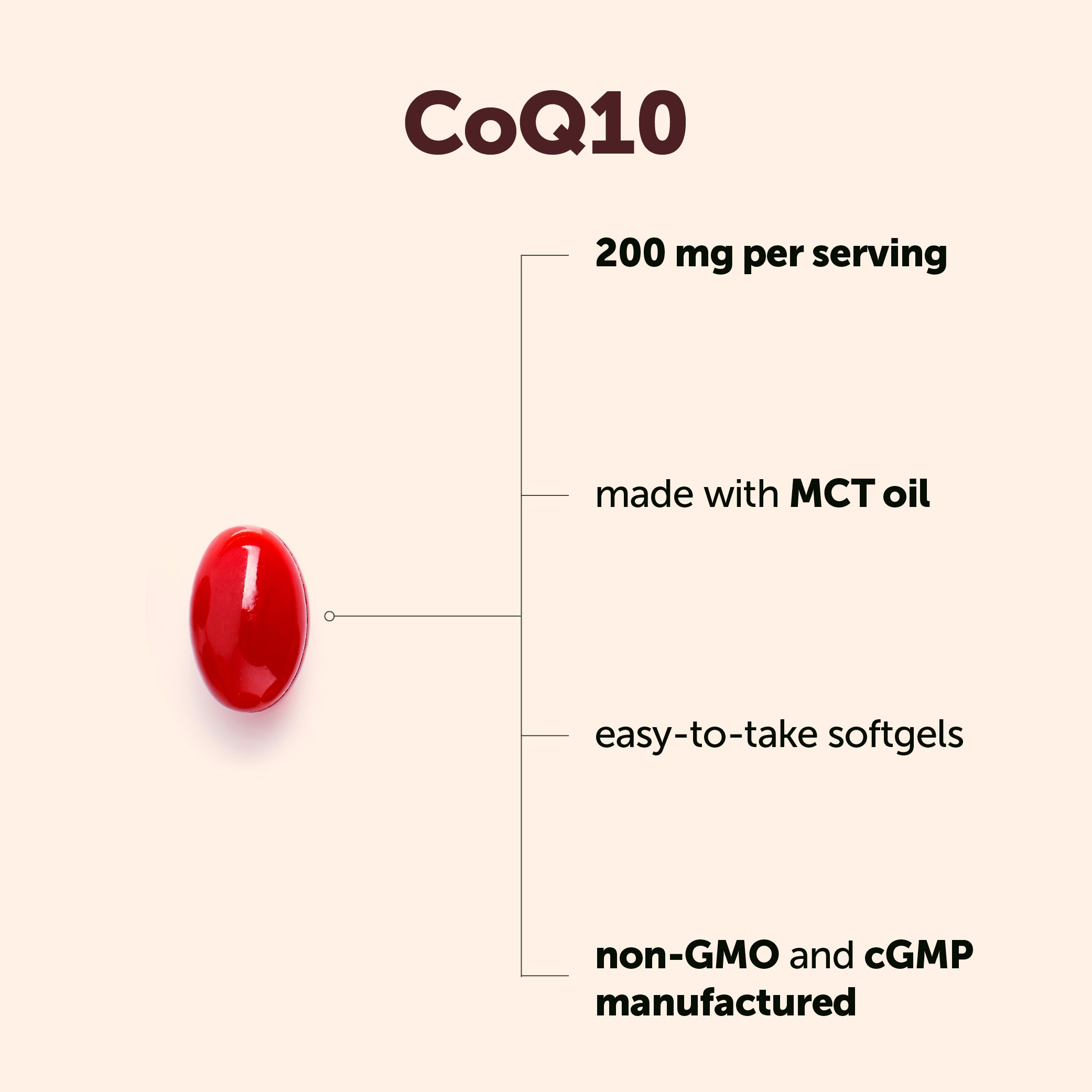 Micro Ingredients CoQ10 240 Softgels with Coconut MCT Oil