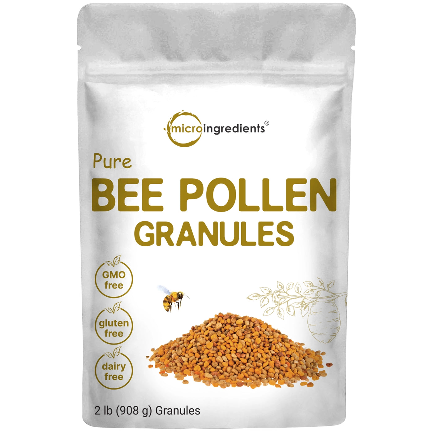 Fresh Bee Pollen Granules front